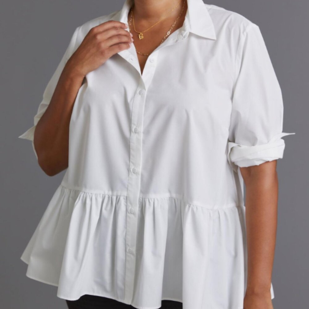 Anthropologie Bow-Back Blouse.  Plus size 3X. NWT - Picture 5 of 9